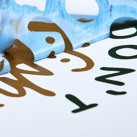 Stencil fólia 30,5 cm x 1,2 m,  Flexible Stencil Film/ Cricut Stencil Film (1 db)