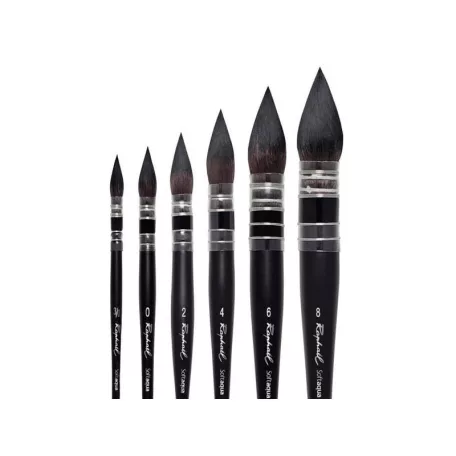 Kerek ecset 2, 805 Round / Raphaël Softaqua Bruh (1 db)