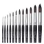Kerek ecset 10, 845 Round / Raphaël Softaqua Bruh (1 db)
