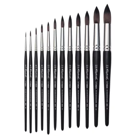 Kerek ecset 14, 845 Round / Raphaël Softaqua Bruh (1 db)