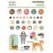 Díszítőelem , Decorative Brads / Simple Stories Into the Wild (1 csomag)