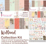   Papírkészlet 12" (30 cm), Kidland / Dress My Craft Collection Kit (1 csomag)