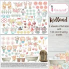 Kivágóív A4, Kidland / Dress My Craft Motif Sheet  (2 ív)