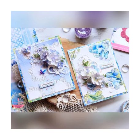 Papírkészlet 12" (30 cm), Hydrangea Lawns / Dress My Craft Paper Pad (24 lap)