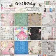   Papírkészlet 12" (30 cm), Iconic Beauty / Dress My Craft Paper Pad (24 lap)