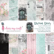   Papírkészlet 6" (15 cm), Dream Door / Dress My Craft Paper Pad (24 lap)