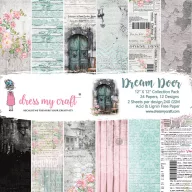   Papírkészlet 12" (30 cm), Dream Door / Dress My Craft Paper Pad (24 lap)