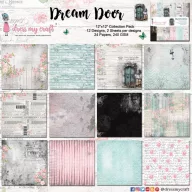   Papírkészlet 12" (30 cm), Dream Door / Dress My Craft Paper Pad (24 lap)