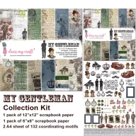   Papírkészlet 12" (30 cm), My Gentleman / Dress My Craft Collection Kit (1 csomag)