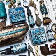   Ranger Distress Oxide Tintapárna Utántöltő - Uncharted Mariner - Tim Holtz Oxide Re-Inker (1 db)