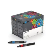   Promarker kétvégű alkoholos filc 96 szín, SUPERBIG BOX SET / Winsor & Newton Promarker (1 csomag)