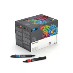   Promarker kétvégű alkoholos filc 96 szín, SUPERBIG BOX SET / Winsor & Newton Promarker (1 csomag)