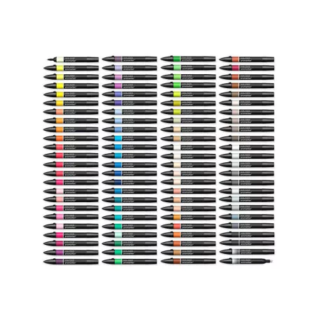 Promarker kétvégű alkoholos filc 96 szín, SUPERBIG BOX SET / Winsor & Newton Promarker (1 csomag)