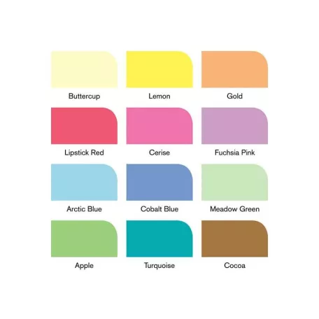 Winsor & Newton Promarker kétvégű alkoholos filc készlet 12 szín + 1 blender - SET 2 (1 csomag)