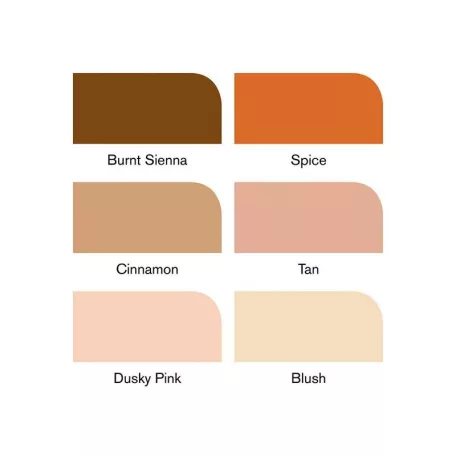 Promarker kétvégű alkoholos filc 6 szín, SKIN TONES 2 / Winsor & Newton Promarker (1 csomag)