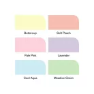 Promarker kétvégű alkoholos filc 6 szín, PASTEL TONES / Winsor & Newton Promarker (1 csomag)