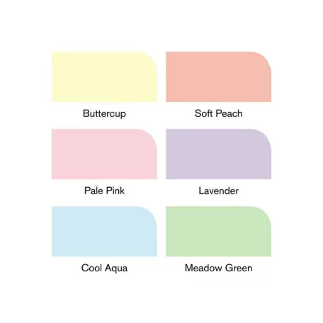 Promarker kétvégű alkoholos filc 6 szín, PASTEL TONES / Winsor & Newton Promarker (1 csomag)