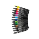 Promarker Brush kétvégű alkoholos ecsetfilc 12 szín, Vibrant Tones / Winsor & Newton Promarker Brush (1 csomag)