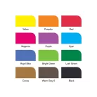 Promarker Brush kétvégű alkoholos ecsetfilc 12 szín, Vibrant Tones / Winsor & Newton Promarker Brush (1 csomag)