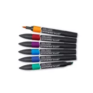   Promarker Brush kétvégű alkoholos ecsetfilc 6 szín, Rich Tones / Winsor & Newton Promarker Brush (1 csomag)