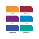 Promarker Brush kétvégű alkoholos ecsetfilc 6 szín, Rich Tones / Winsor & Newton Promarker Brush (1 csomag)