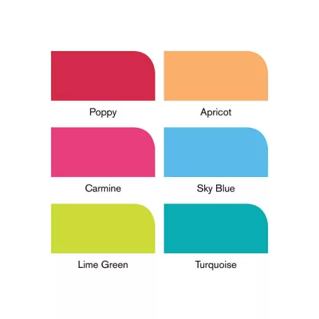 Promarker Brush kétvégű alkoholos ecsetfilc 6 szín, Mid Tones / Winsor & Newton Promarker Brush (1 csomag)