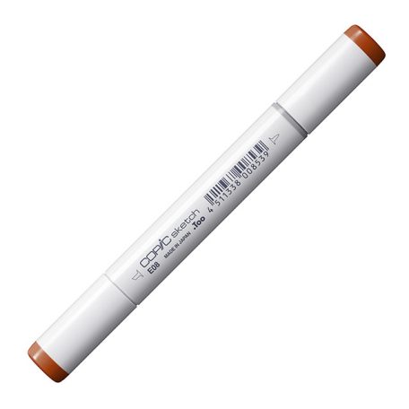 Copic Sketch alkoholos marker E08, Brown / Copic Sketch Marker (1 db)
