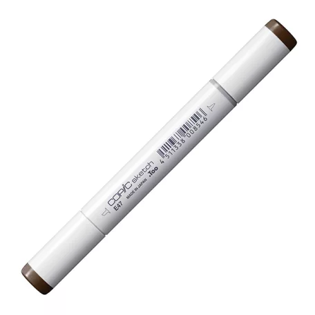 Copic Sketch alkoholos marker E47, Dark Brown / Copic Sketch Marker (1 db)