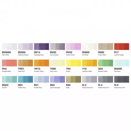 Copic Sketch alkoholos marker készlet , Manga Illustration / Copic Sketch Marker (24 db)