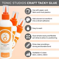   Ragasztó 240 ml, Tacky Glue - PVA / Tonic Studios Glue (1 db)