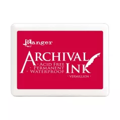   Óriás Bélyegzőpárna , Vermillion / Ranger Archival Ink Jumbo (1 db)