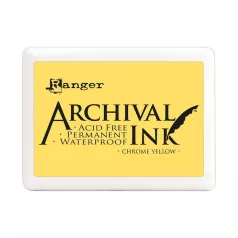   Óriás Bélyegzőpárna , Chrome yellow / Ranger Archival Ink Jumbo (1 db)