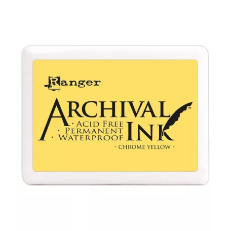 Óriás Bélyegzőpárna , Chrome yellow / Ranger Archival Ink Jumbo (1 db)