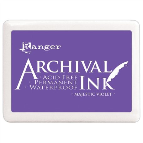 Óriás Bélyegzőpárna , Majestic violet / Ranger Archival Ink Jumbo (1 db)