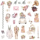 Papírkészlet 8" (20 cm), Mr & Mrs / Reprint Paper Pack (10 ív)