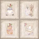 Papírkészlet 8" (20 cm), Mr & Mrs / Reprint Paper Pack (10 ív)