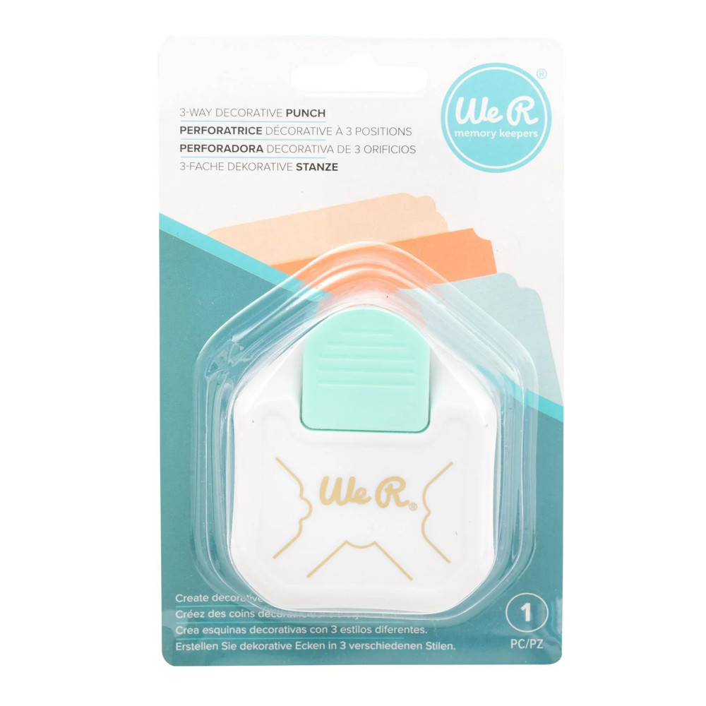 Saroklyukasztó , 3 Way corner punch Decorative / WRMK 3 Way