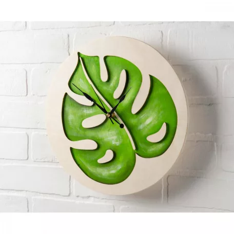 Gyanta kiöntő fa alap , Wood Plaque Leaf / Mod Podge Resin Pouring (1 db)