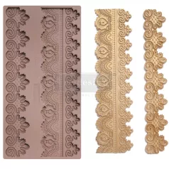   ReDesign with Prima szilikon öntőforma, 5x10 Inch Border Lace II / Décor Mould (1 db)