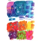 Rizspapír A4, Happy Thoughts / Jane Davenport Rice Paper (8 ív)