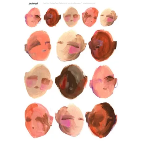 Rizspapír A4, Fresh Faced / Jane Davenport Rice Paper (8 ív)