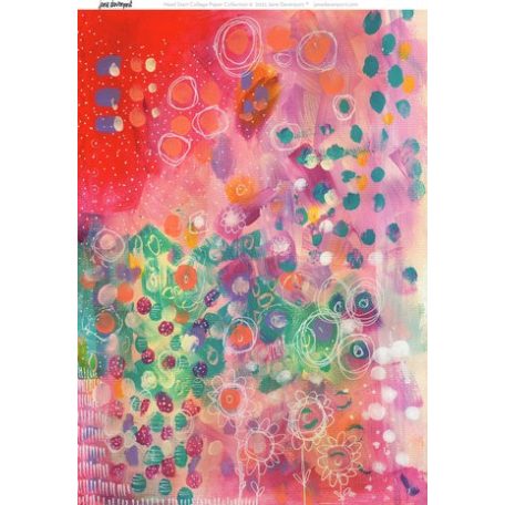 Rizspapír A4, Brighter Days / Jane Davenport Rice Paper (8 ív)