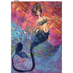   Rizspapír A4, Siren's Song 3/ Jane Davenport Rice Paper (1 ív)