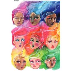   Rizspapír A4, Brighter Days 1/ Jane Davenport Rice Paper (1 ív)