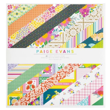 Papírkészlet 12" (30 cm), Paper Pad / AC - Paige Evans - Splendid (48 lap)