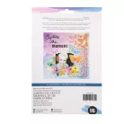 Stencil 6"x8", Flutter Stencil / AC - Vicki Boutin - Sweet Rush (3 db)