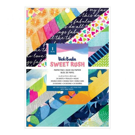 Papírkészlet 6"x8", Paper Pad / AC - Vicki Boutin - Sweet Rush (24 lap)