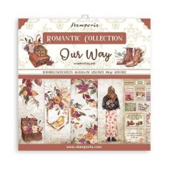   Stamperia Scrapbook papírkészlet 12" (30 cm) - Our Way - Romantic Collection - Paper Pack (10 ív)