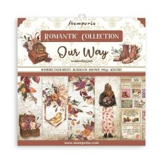   Papírkészlet 8" (20 cm), Our Way - Romantic Collection / Stamperia Paper Pack (10 ív)