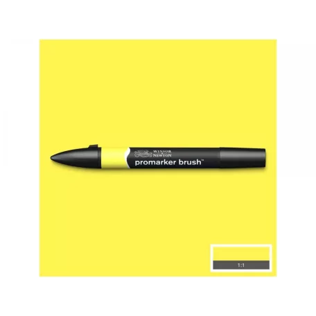 Promarker Brush kétvégű alkoholos ecsetfilc Y747, Lemon / Winsor&Newton Promarker Brush (1 db)